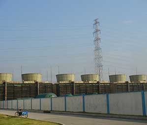 冷卻塔填料在河北熱電有限公(gong)司工作中的使用案例